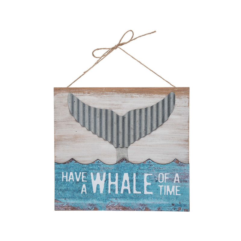 Whale Tail Wall Hanging Decor