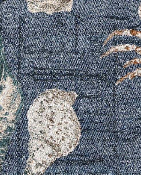 Armless Barrel Chair- Coast Ocean