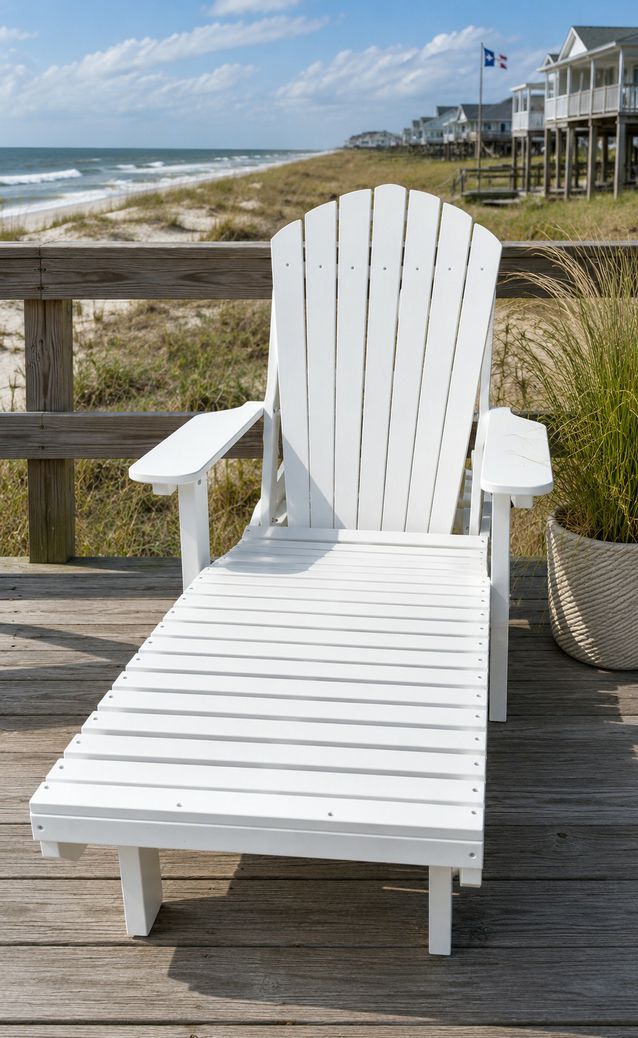 Chaise Lounge- White