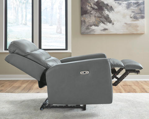 Pennacle Pier Power Recliner w/ Adjustable Headrest- Tideon
