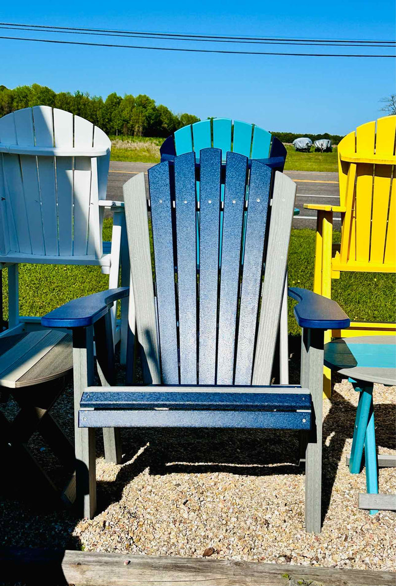 Adirondack GS Chair- Patriot Blue & Driftwood