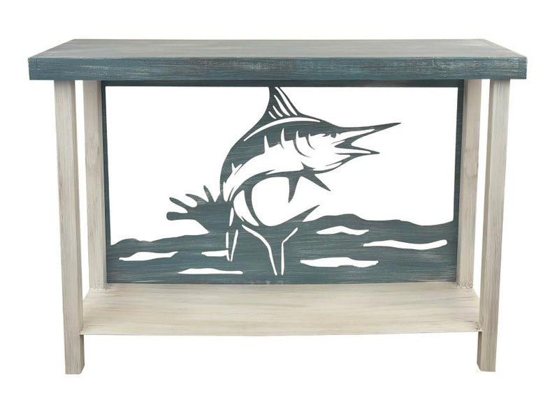 Jumping Sail Fish Sofa Table- Slate