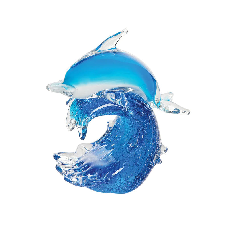 Dolphin Curl Wave Figurine