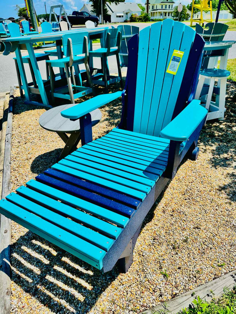 Chaise Lounge- Aruba Blue & Patriot Blue