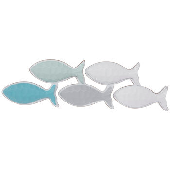 School of Fish Wood Wall Decor