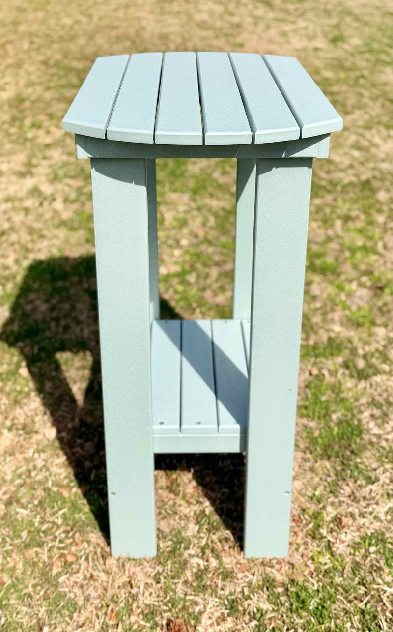 36" High Oval End Table- Mint