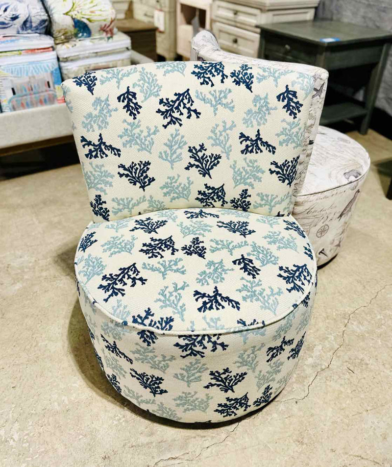 Armless Barrel Chair- Cosa Marine