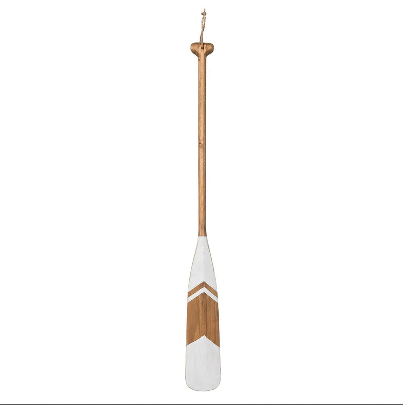 White Oar Wall Decor