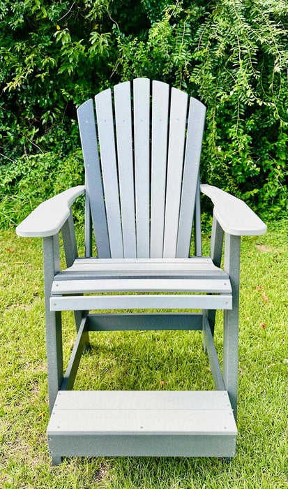 Big Kahuna Balcony Chair- Light Gray & Dark Gray