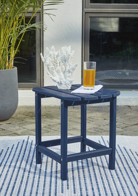 Sundown Treasure End Table- Blue