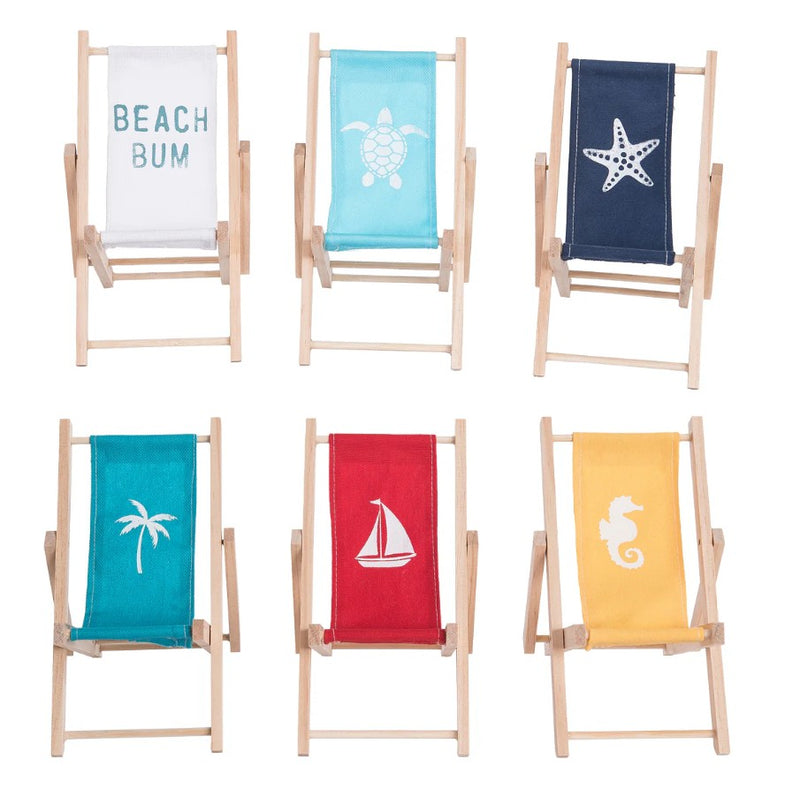 Assorted Beach Chair Cell Phone Holder