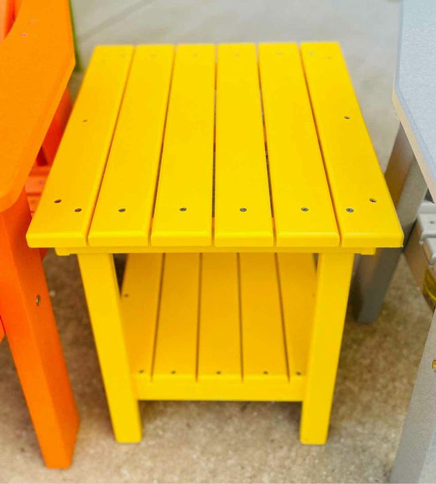 17" Sq. End Table- Yellow