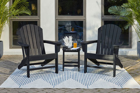 Sundown Treasure Adirondack Chair- Black