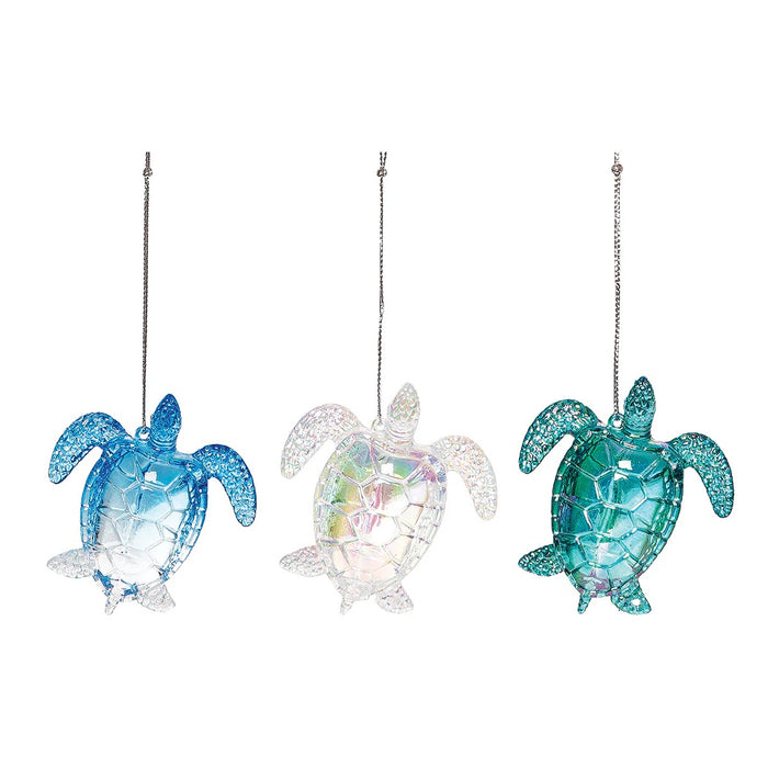 Sea Turtle Ornament- Assortment of 3