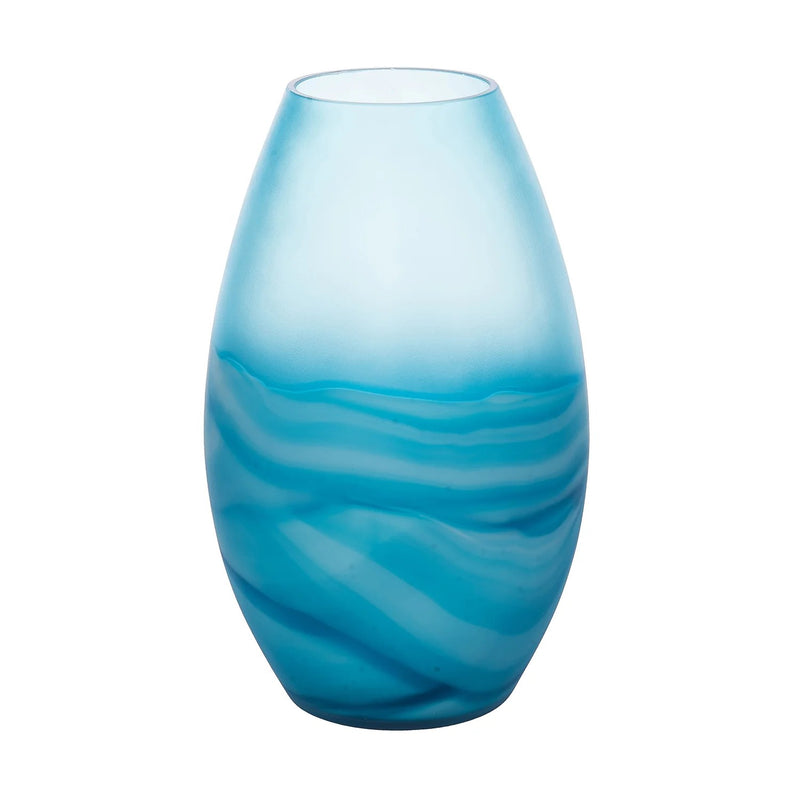 Large Frosted Vase
