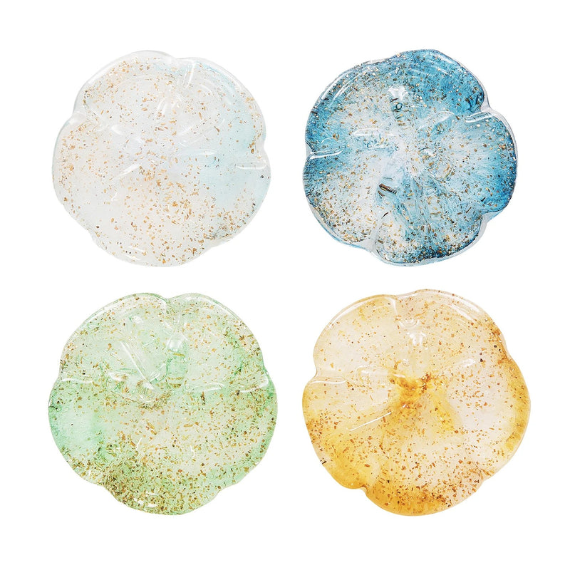 Glass Sand Dollars (Assortment of 4)