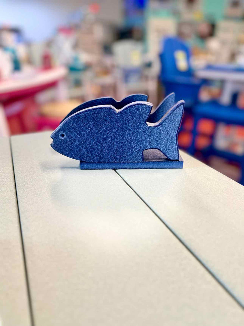 Fish Napkin Holder- Patriot Blue
