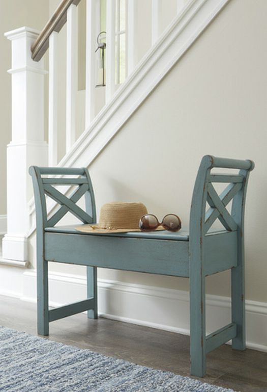 Heron Ridge Accent Bench- Teal
