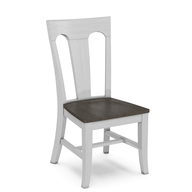 Curated Elle Chair- Nickel & Chalk