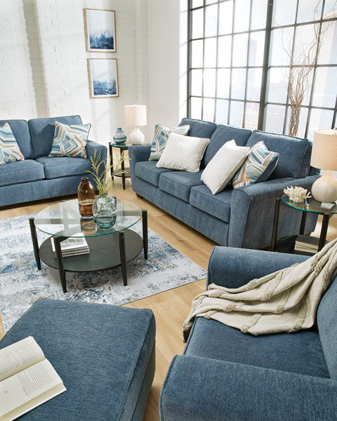 Cashton Loveseat- Blue