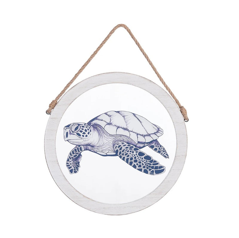 Sea Turtle Round Wall Decor