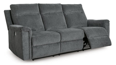 Barnsana Reclining Power Sofa- Gravel