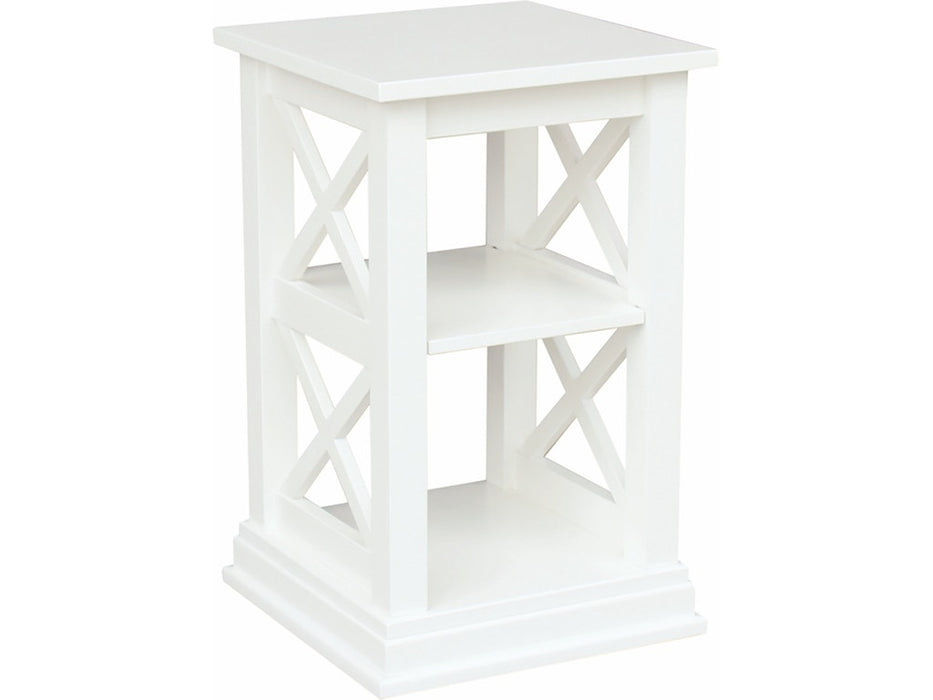 Hampton Accent Table- Pure White