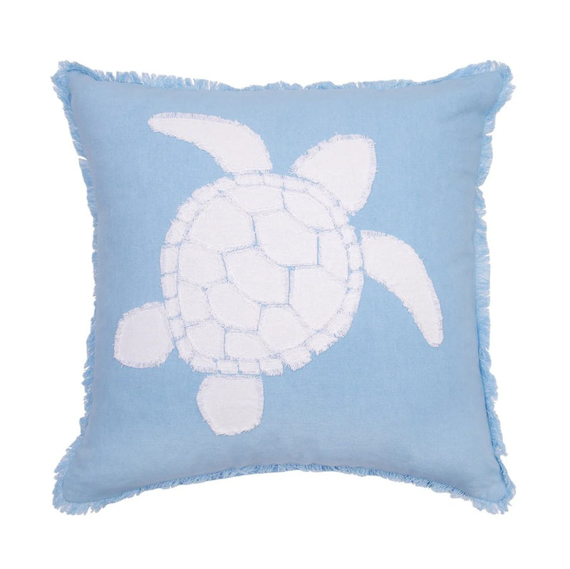 Blue Turtle Pillow
