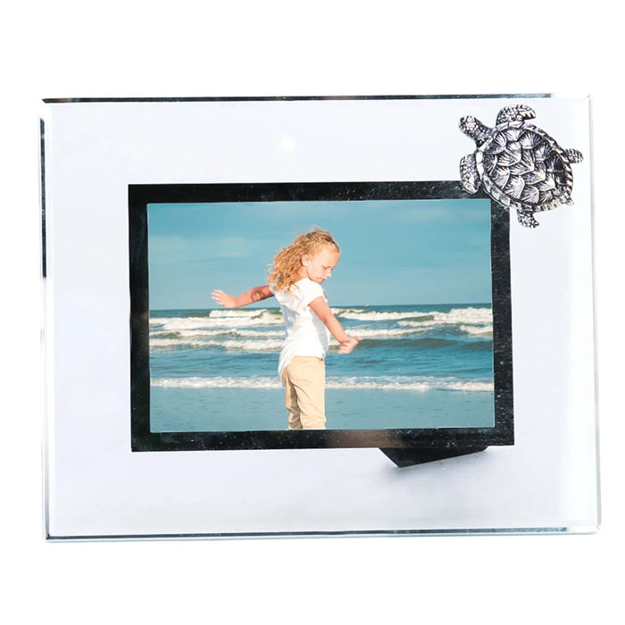 Picture Frame- Pewter Turtle