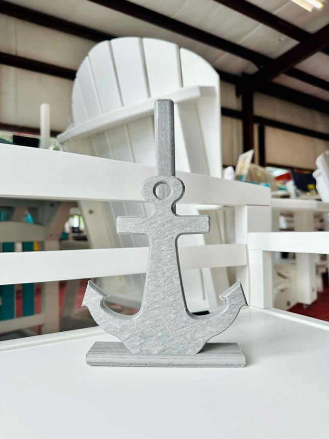 Anchor Front Paper Towel Holder- Driftwood