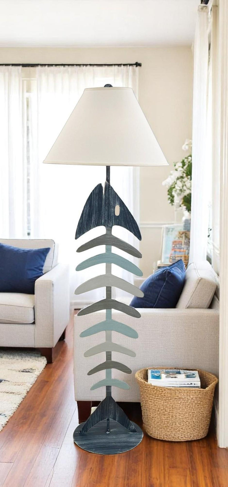 Nautical Bonefish Floor Lamp