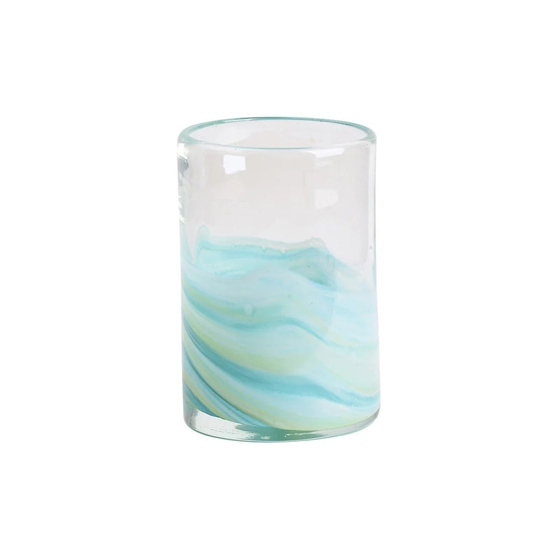 Glass Ocean Wave Vase