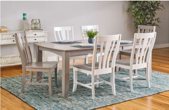 Weston Dining Chair- White & Riverwash