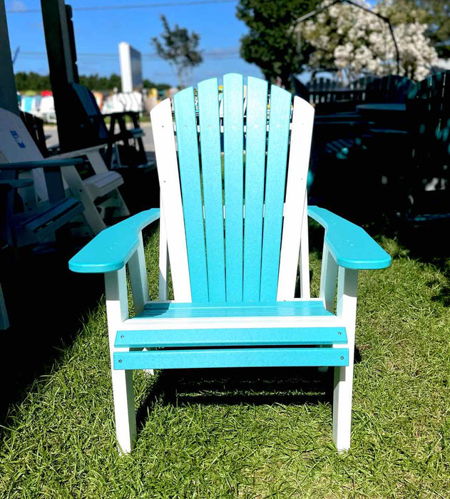 Adirondack GS Chair- Aruba Blue & White