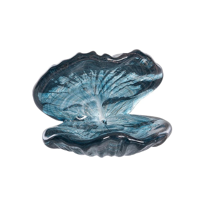 Swirl Clamshell Glass Figurine