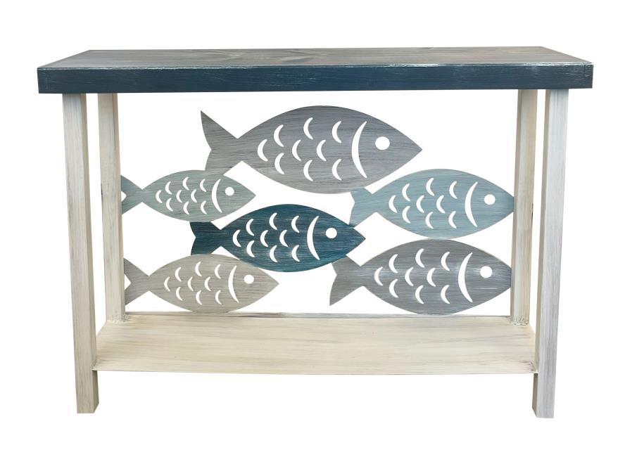 School of Fish Sofa Table- Nautical