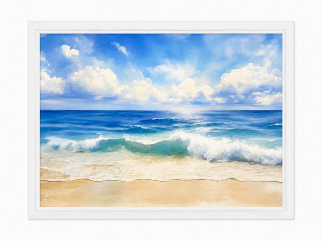 16" x 34" Framed Wall Art- Sun Kissed II