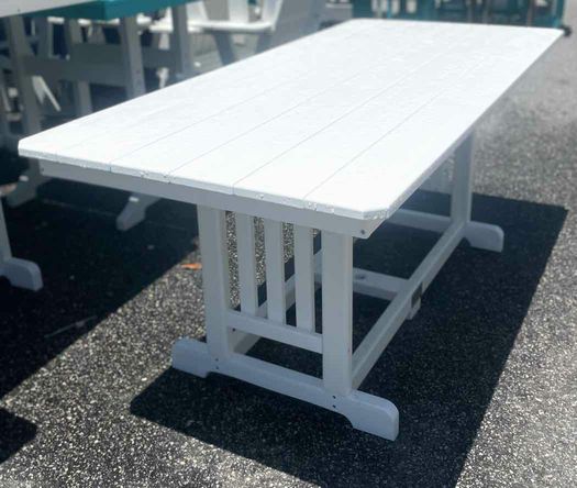 33"x72" Rect. Dining Table- White