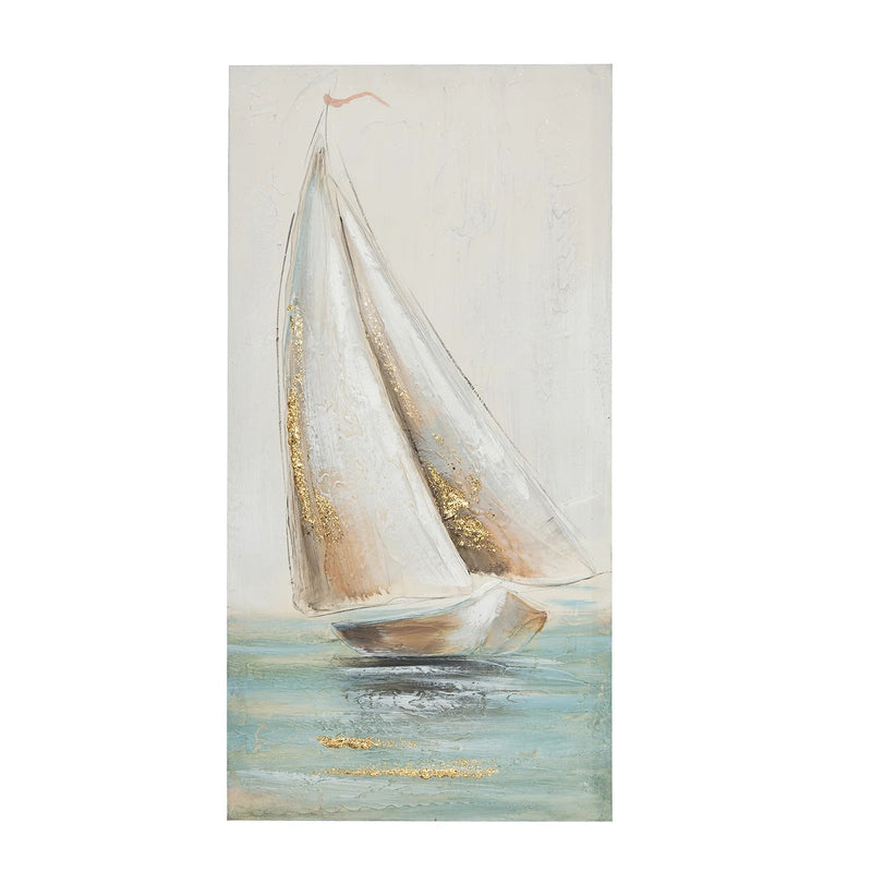 Moving Sail Boat Wall Art