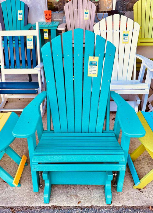 2' Adirondack Glider- Aruba Blue