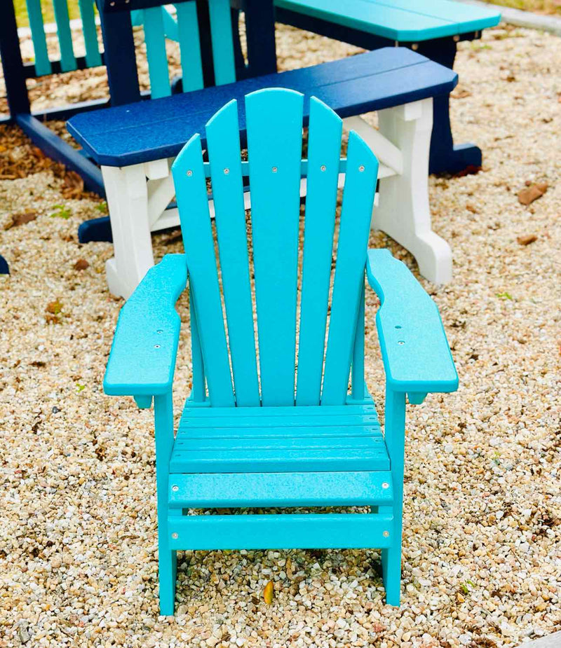 Children's Adirondack Chair- Aruba Blue