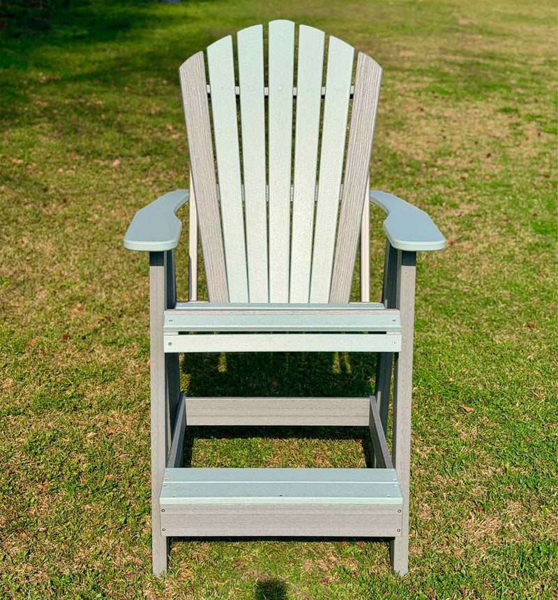Big Kahuna Balcony Chair- Mint & Driftwood