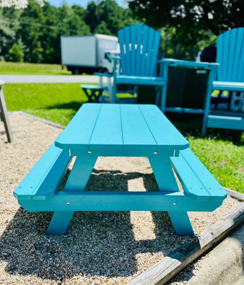 Children's Picnic Table- Aruba Blue