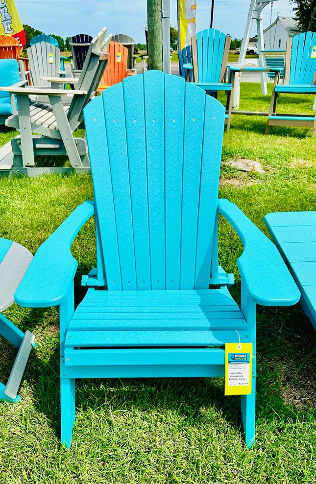 Adirondack Folding Chair- Aruba Blue