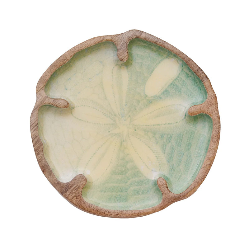 Sand Dollar Enamel Platter
