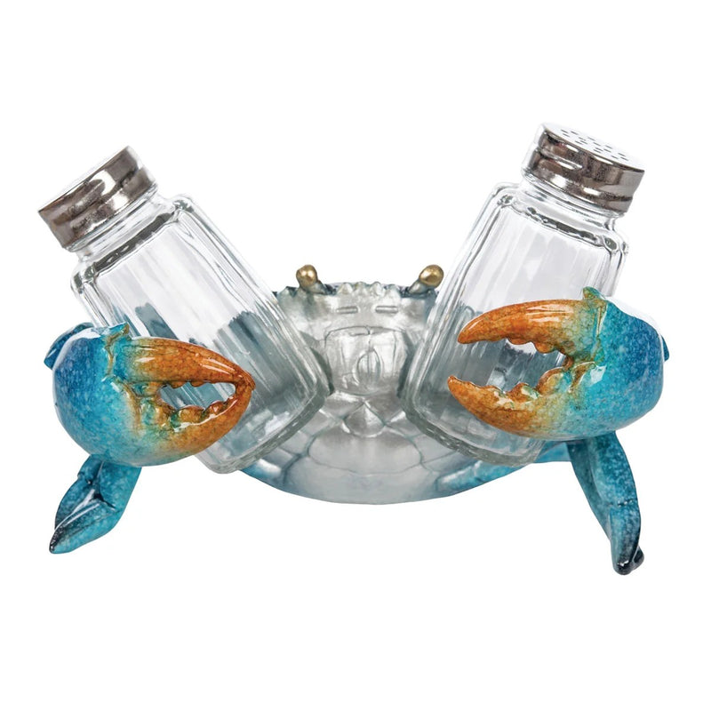 Salt & Pepper Shaker Set- Blue Crab
