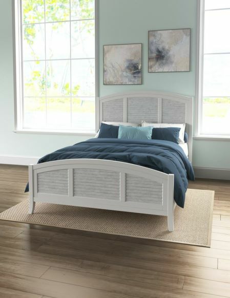 High Tide Queen Arch Panel Complete Bed Set