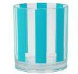 (1) Better Homes & Gardens 14-Ounce Tritan Nuglass Stripe Tumbler- Blue Sabine