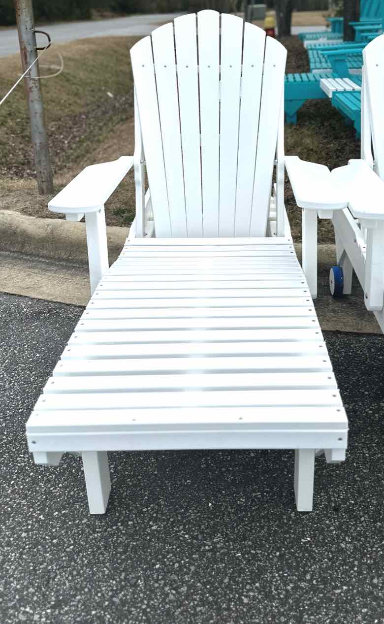 Chaise Lounge- White