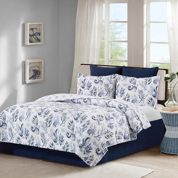 Midnight Lagoon Quilt Set- King